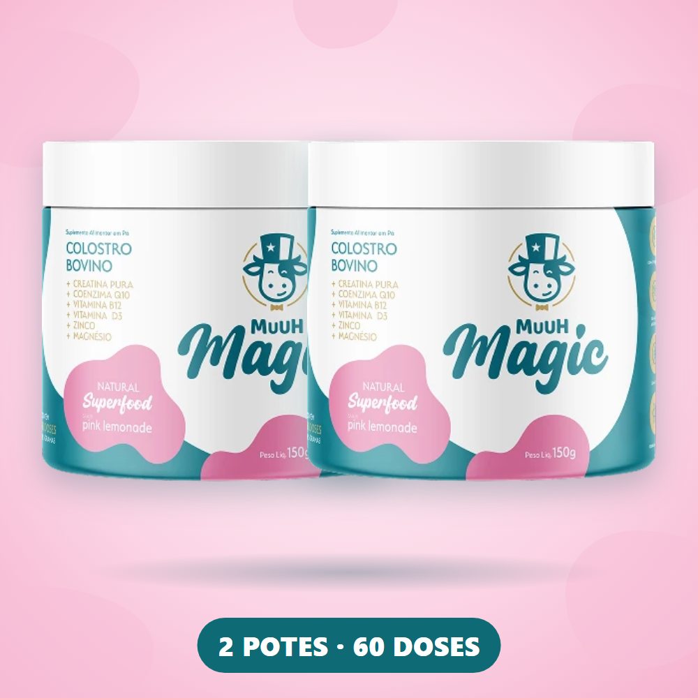 Kit com 2 potes de Magic Muuh